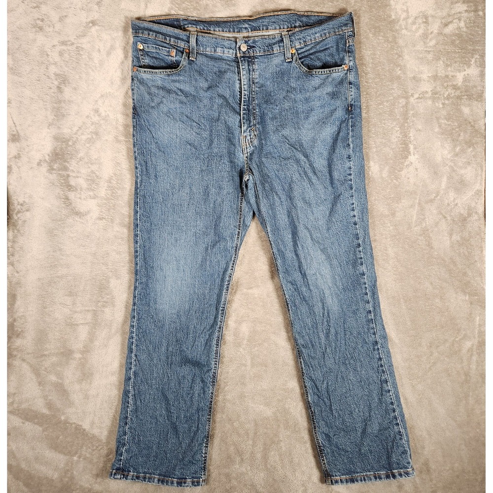Levi's 541 Jeans Men's 40X29 (Tag 40X30)‎ Blue Zip Up Straight Wide Leg